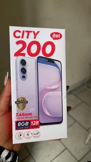 New Itel City 200 128 GB Black