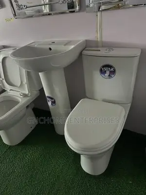 Elegant Water Closet and Basin