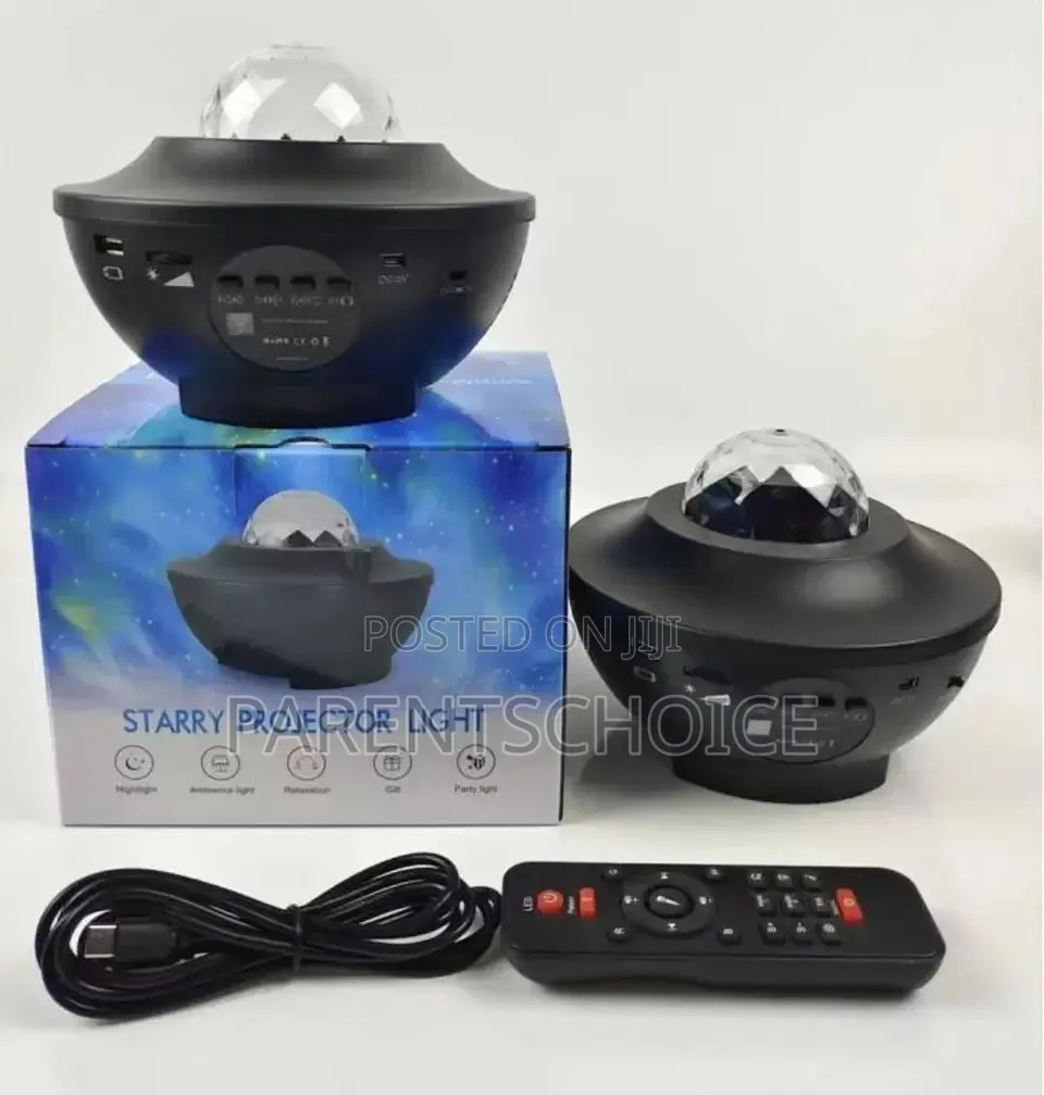 Starry Projector Led Night Lamp (With Remote Control)