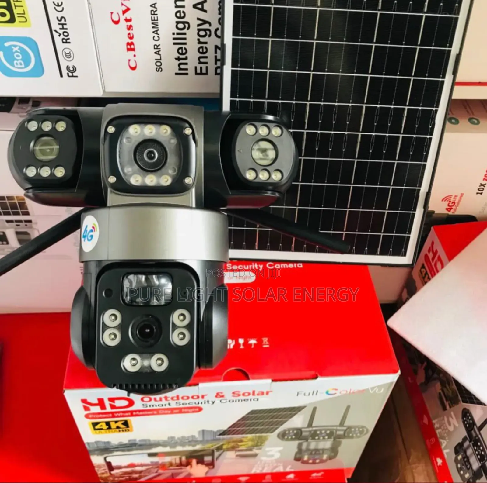 4g Hd Solar Security Camera