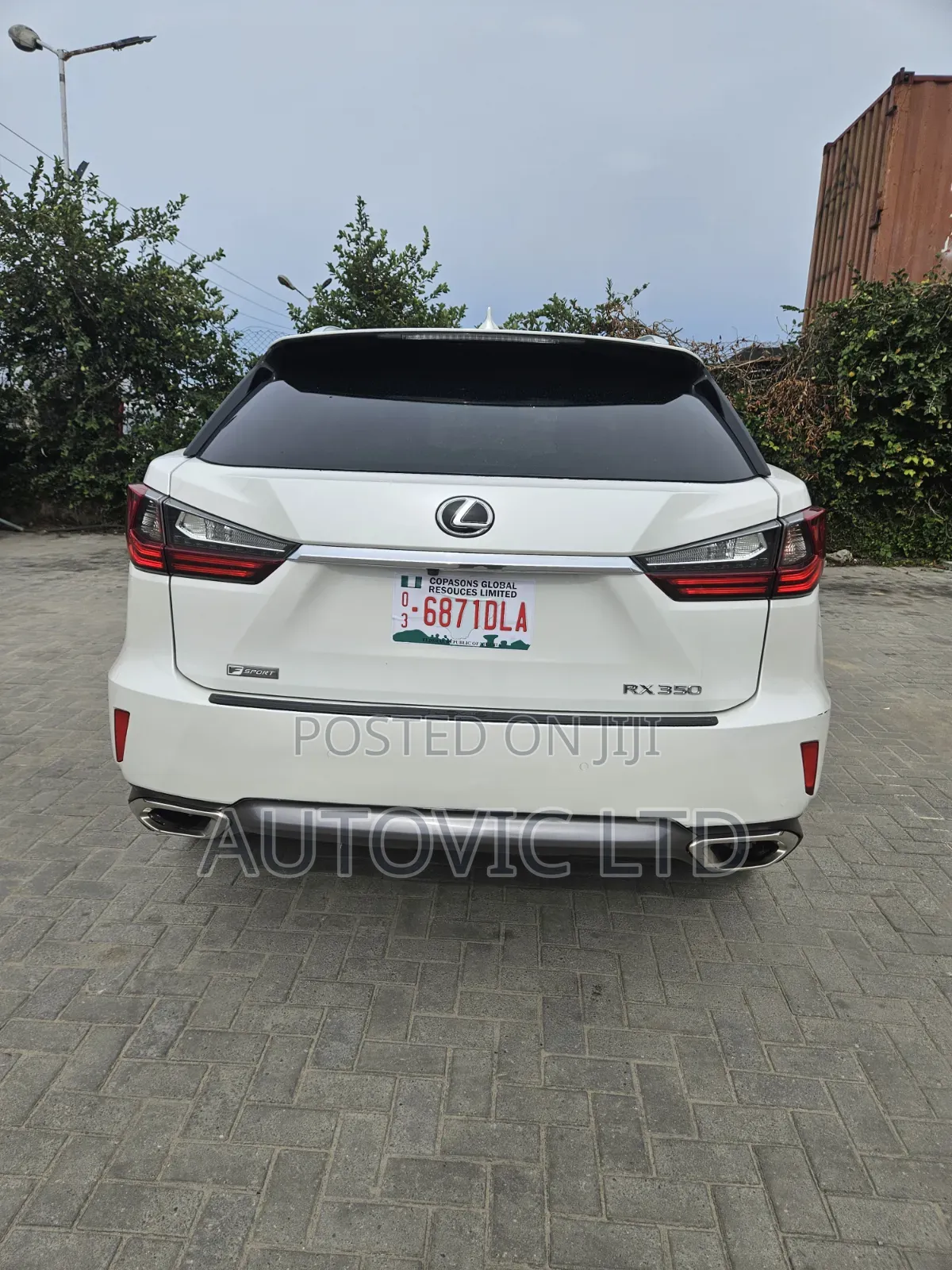 Lexus RX 350 AWD 2017 White