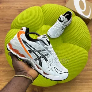Asics Gel - Kayano 14 “White Orange” /Buy One Get a Free Sock