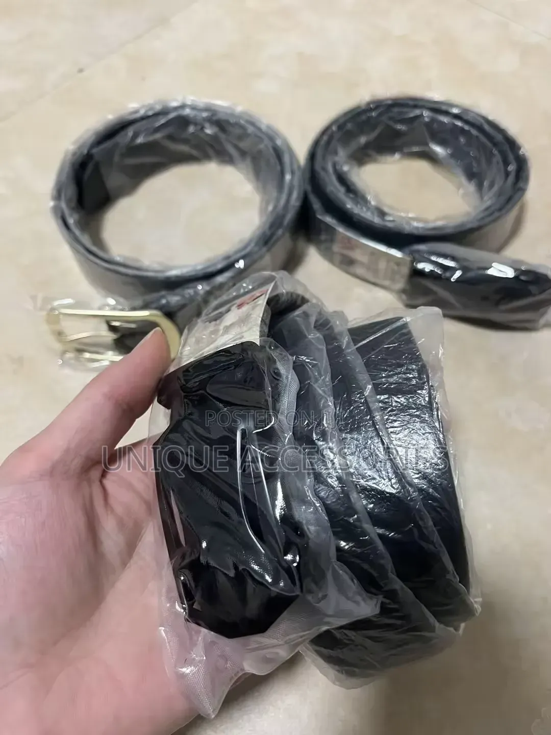Men Leather Belt