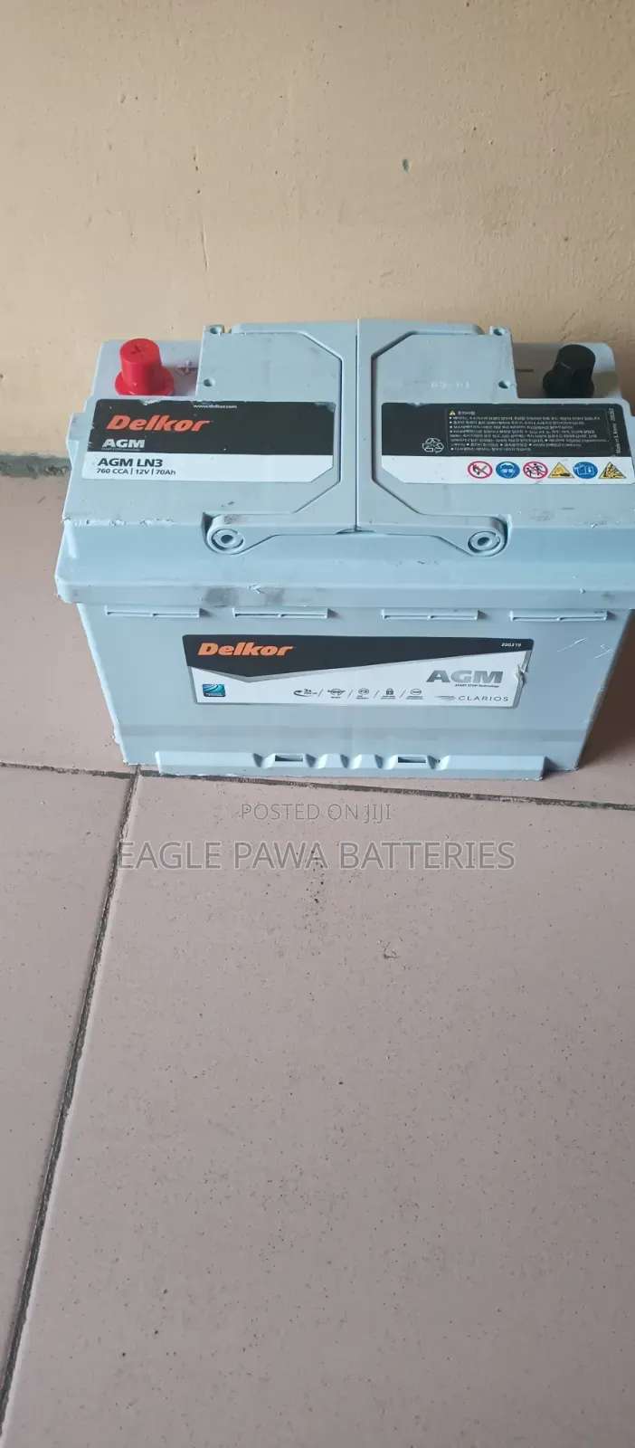 Delkor Agm Battery 70ah