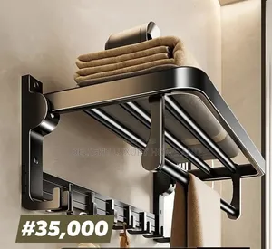 Towel Rail 60cm Black Color