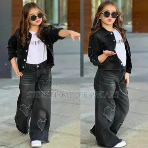3pcs Turkey Black Denim