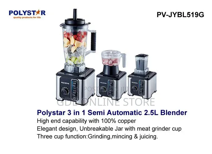 Polystar Multi Purpose Juicer Blender
