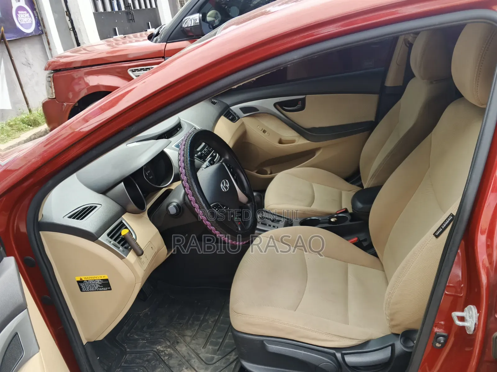 Hyundai Elantra 2013 Red