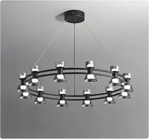 Led Glass Chandelier Luxury Ceiling Pendant Light Home Decoration