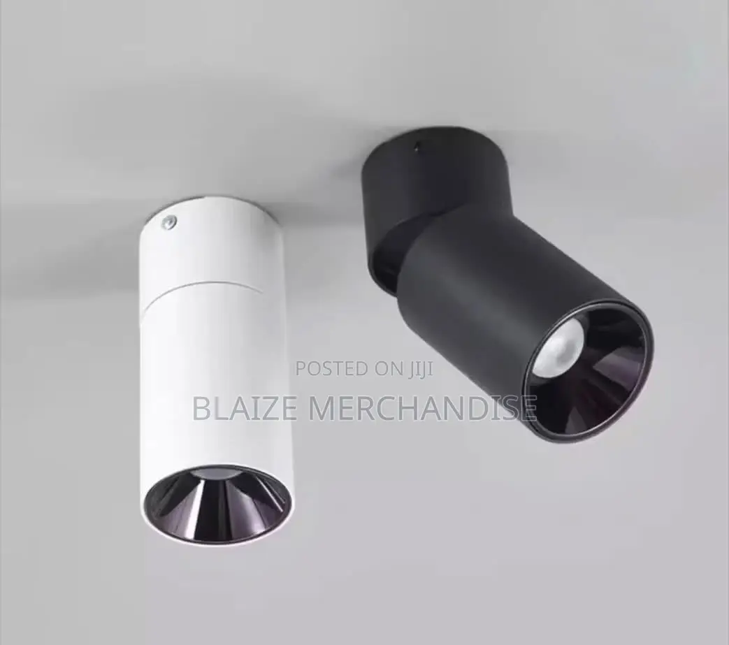 7/12w Adjustable Angle Surface Mount Ceiling Light Color Select