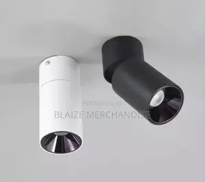 7/12w Adjustable Angle Surface Mount Ceiling Light Color Select