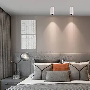 7/12w Adjustable Angle Surface Mount Ceiling Light Color Select