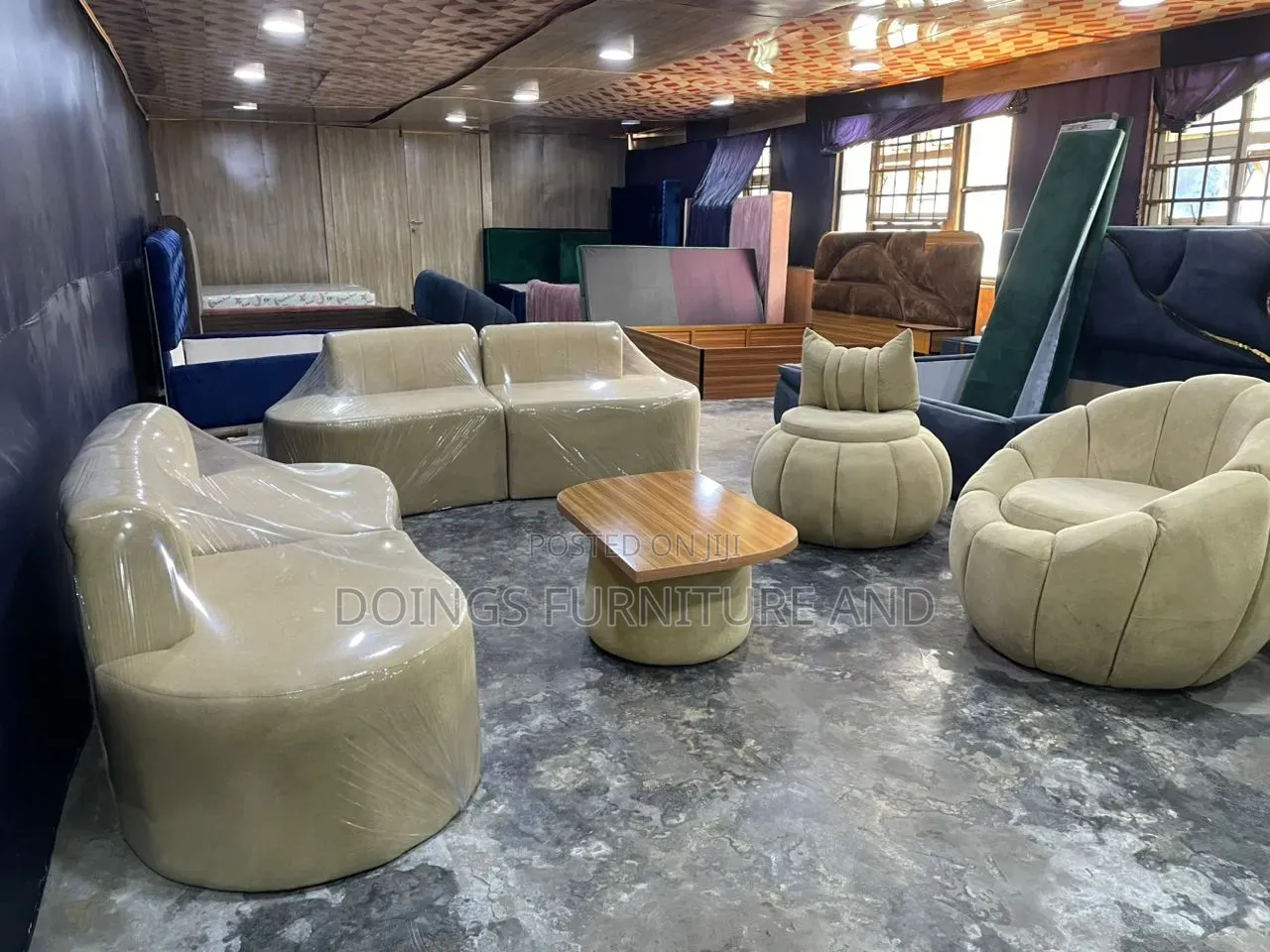 Pumpkin Sofa Set