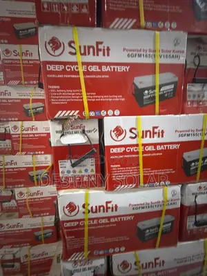 165ah Dry Cells Sunfit Battery 12v System Very Strong Battery