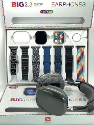 I20 Ultra Wrist Watch 9 in 1 Watch Set
