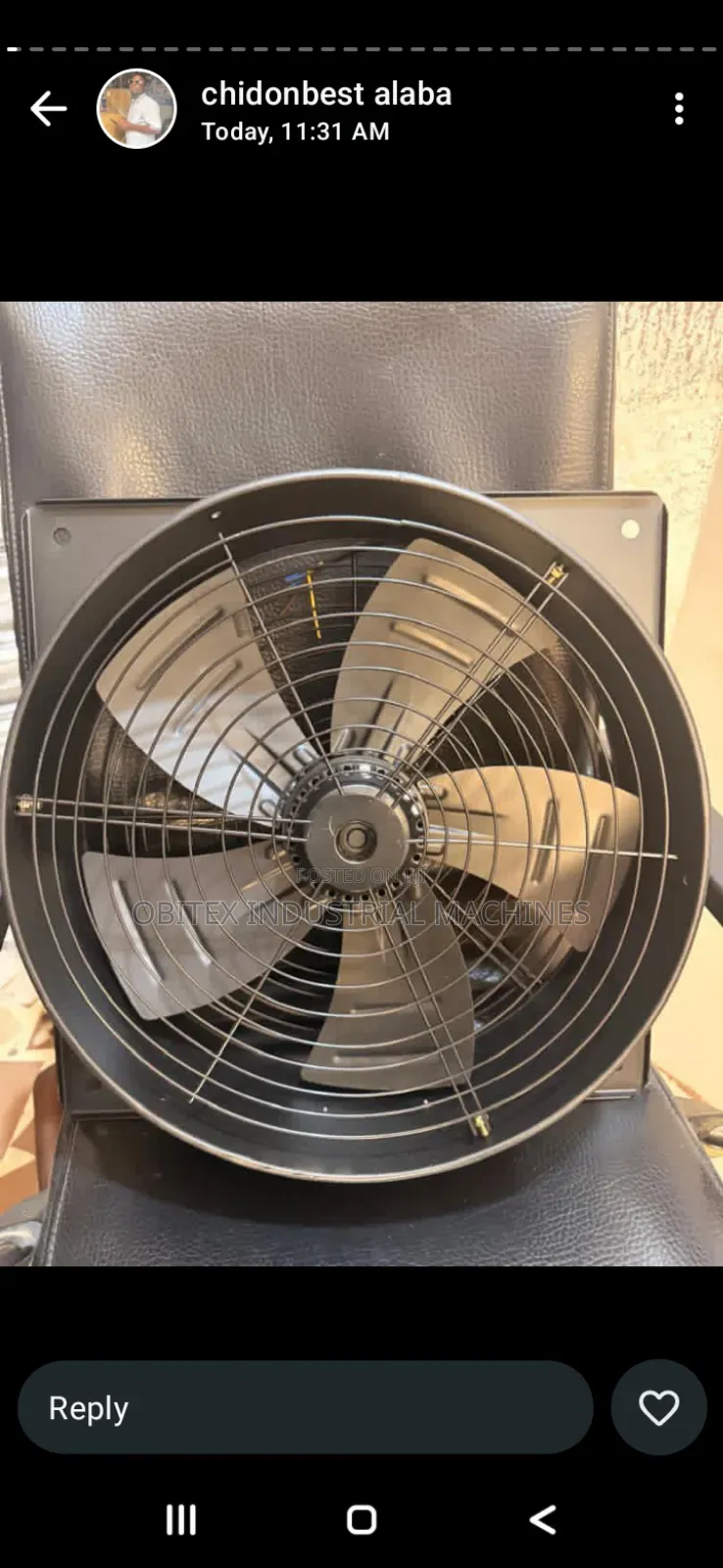 25"Extractor Fan