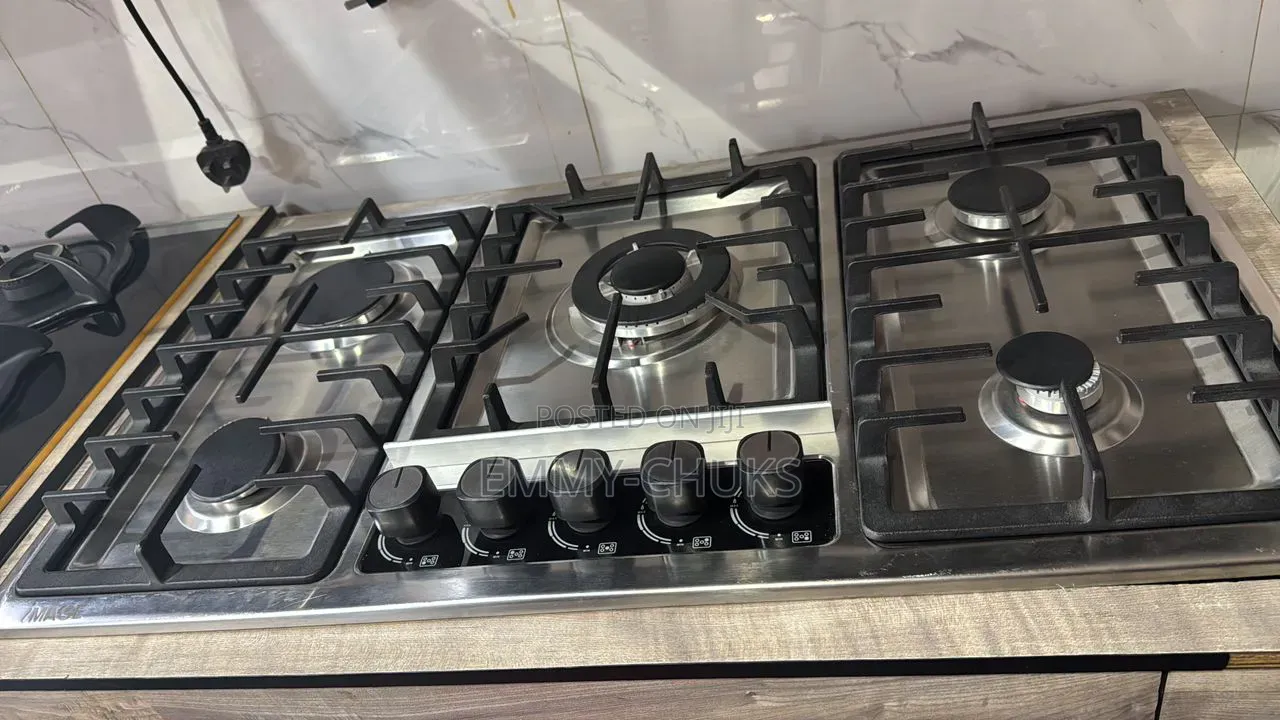 Image Built-in Stainless 5 Burner Gas Cooker