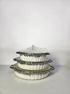 3 in 1 Ceramic Dish/ Serving Bowls