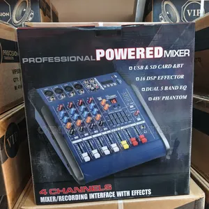 4 Channel Powered Mixer
