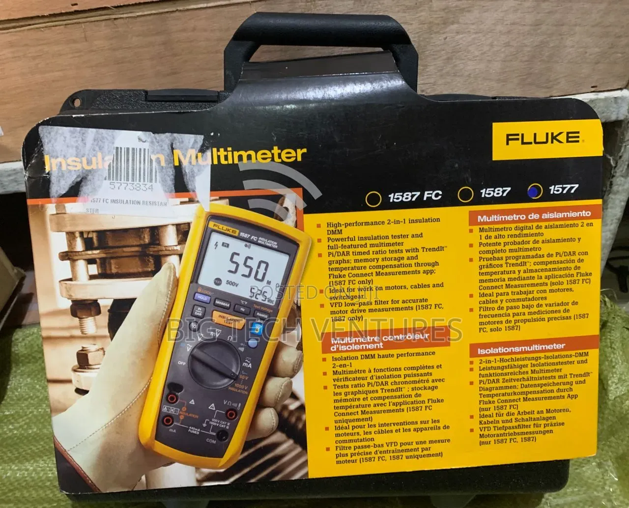 Fluke 1587 Fc Insulation Multimeter, a 2-in-1 Tool