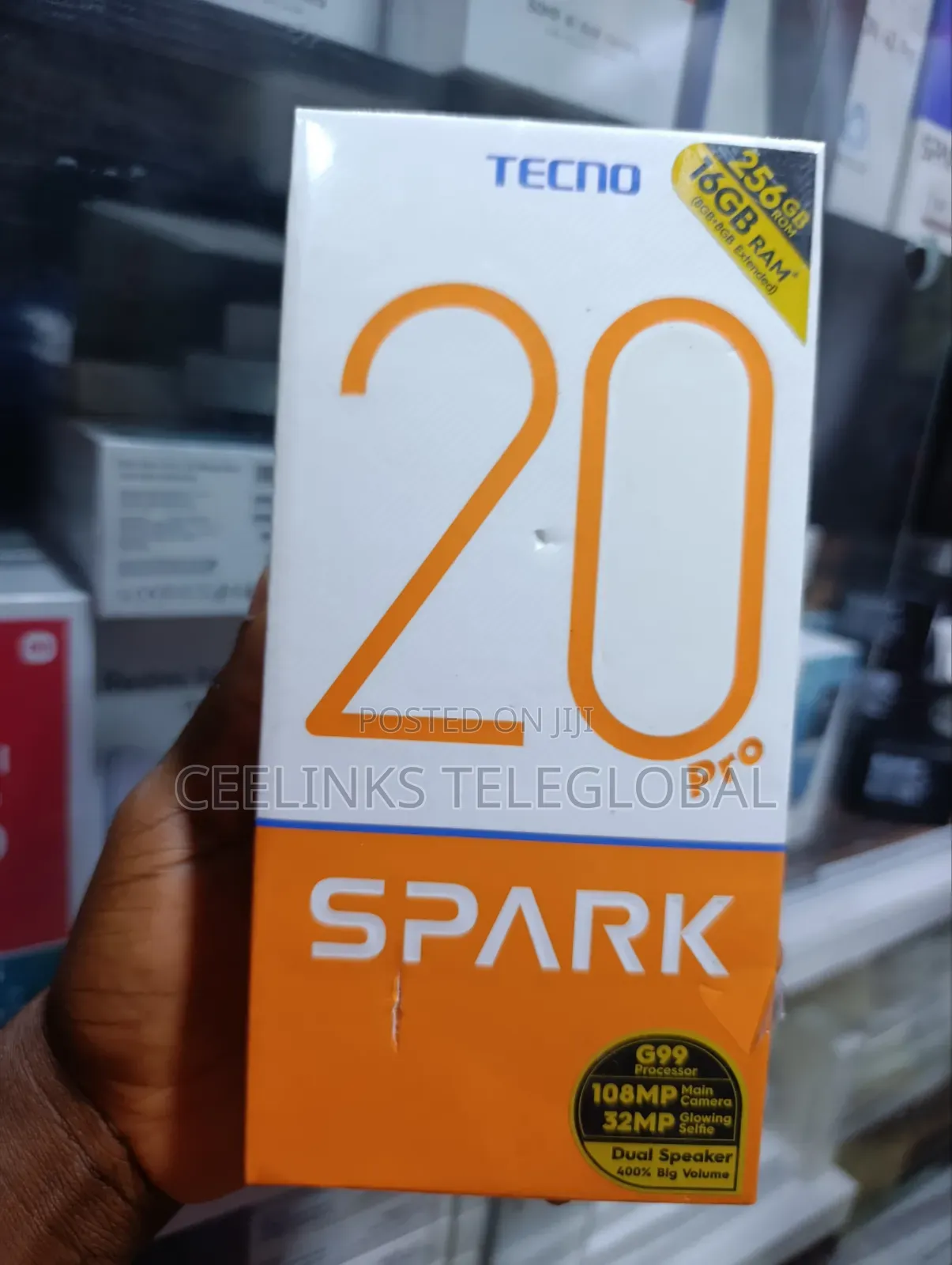 New Tecno Spark 20 Pro 256 GB Gray
