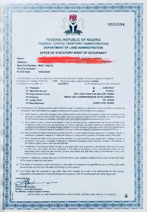 6hectares Guzape 2 2billion Naira Bro Shams