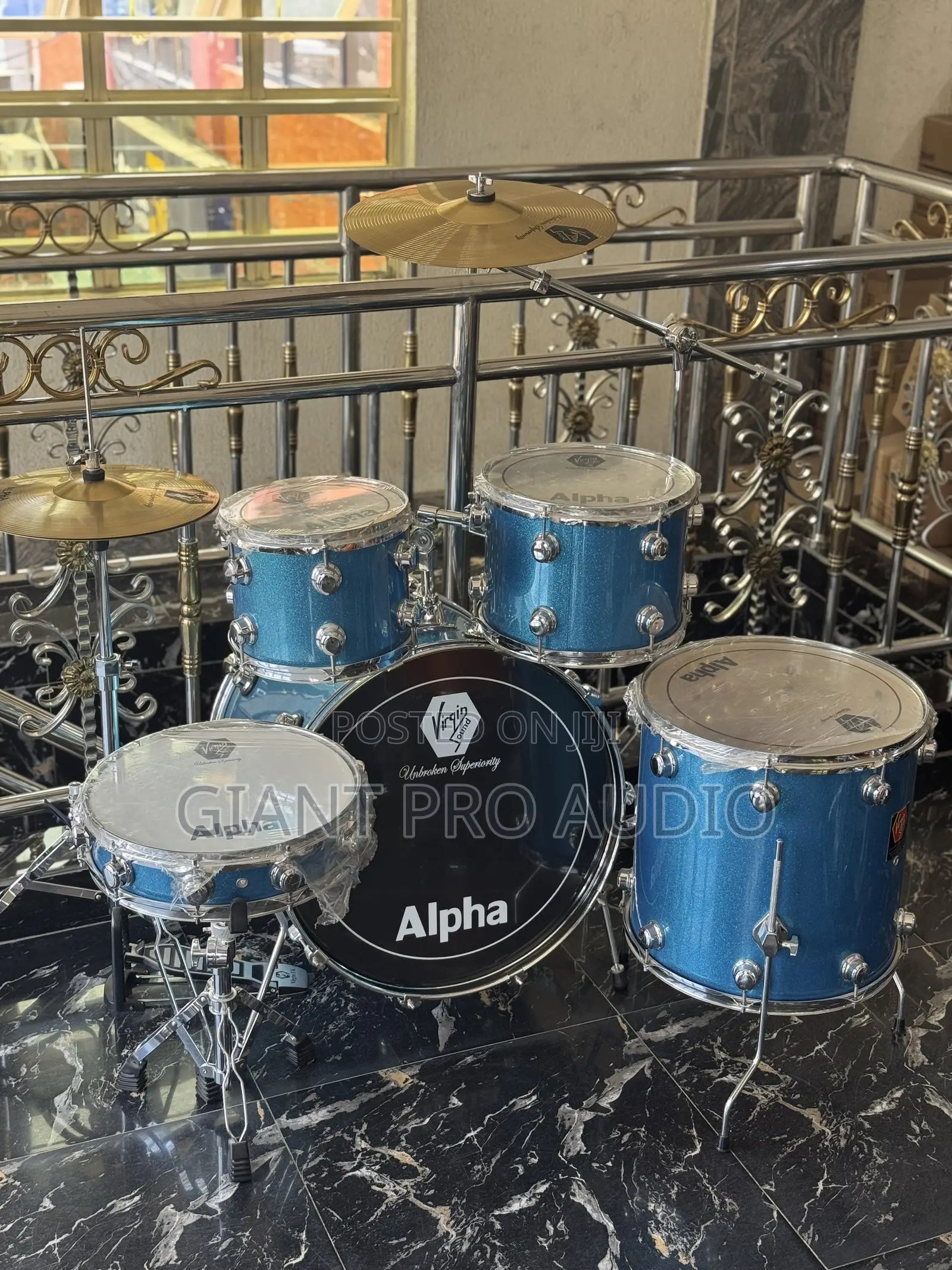5pcs Virgin Alpha Drumset