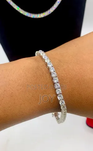 High Quality Zirconia Ice Tennis Neckchain and Bracelet