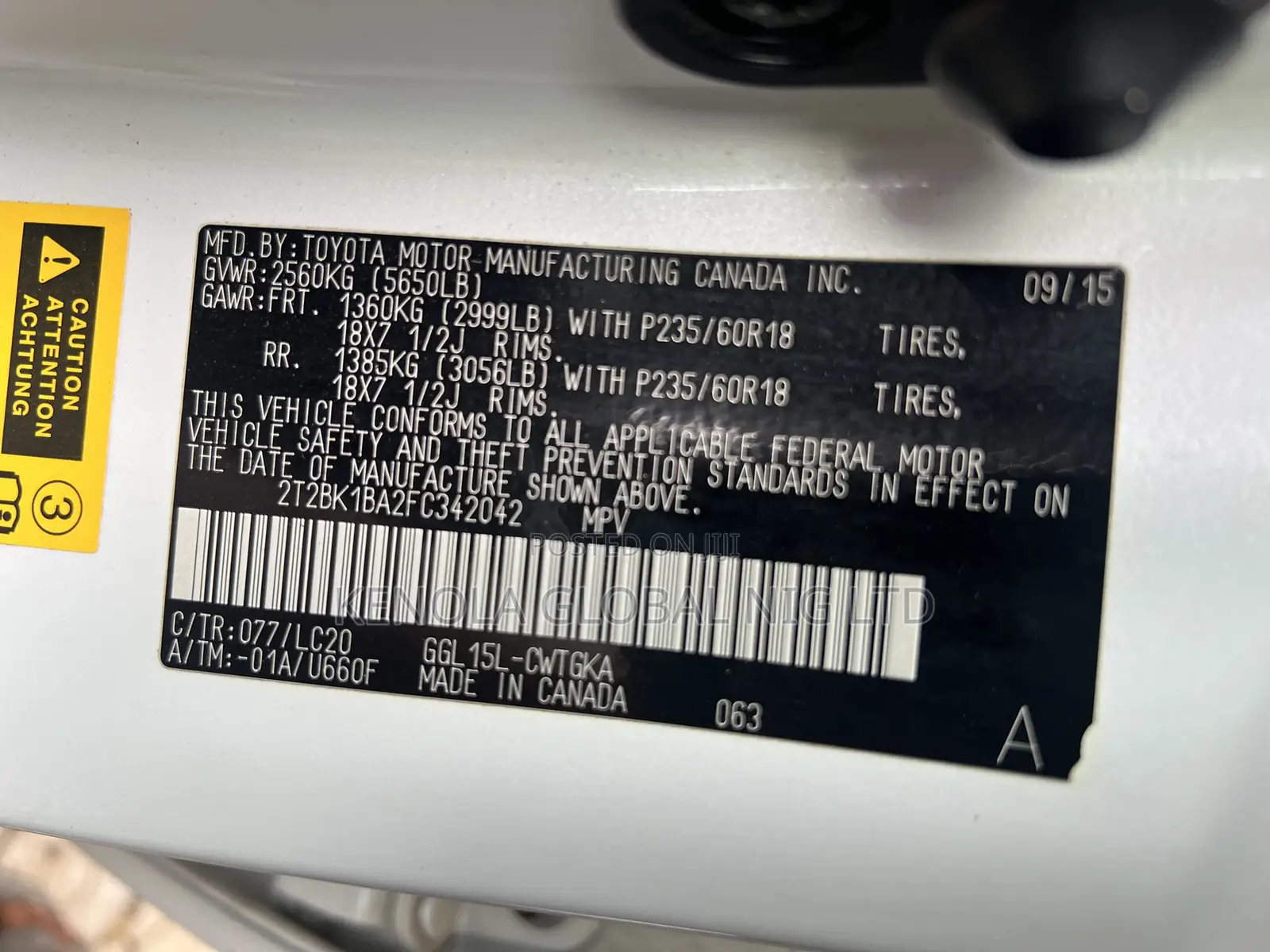 Lexus RX 2015 White