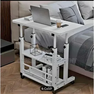 Mobile Adjustable Table Reading Desk Laptop Table Living Room