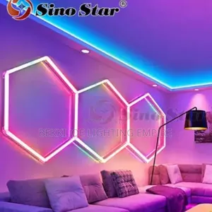 Modern Original Hexagonal Tube Multiple Colors Light