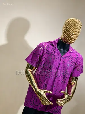 Luxury Purple Net Shirt