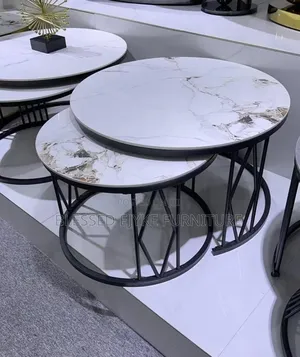 High Quality Exotic Original Marble 2 in 1 Nested Center Table