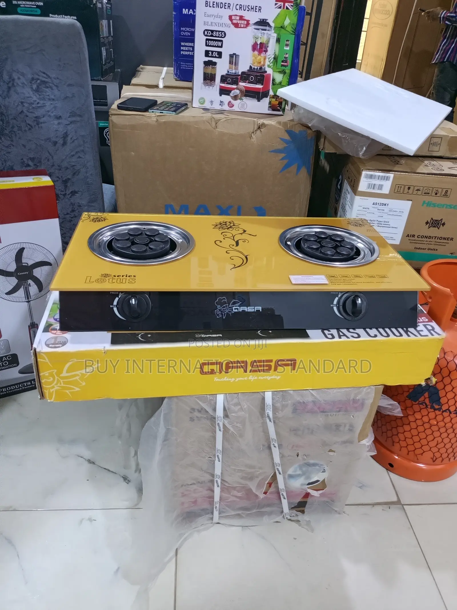 Qasa Tabletop Glass Cooker – Compact Kitchen Essential