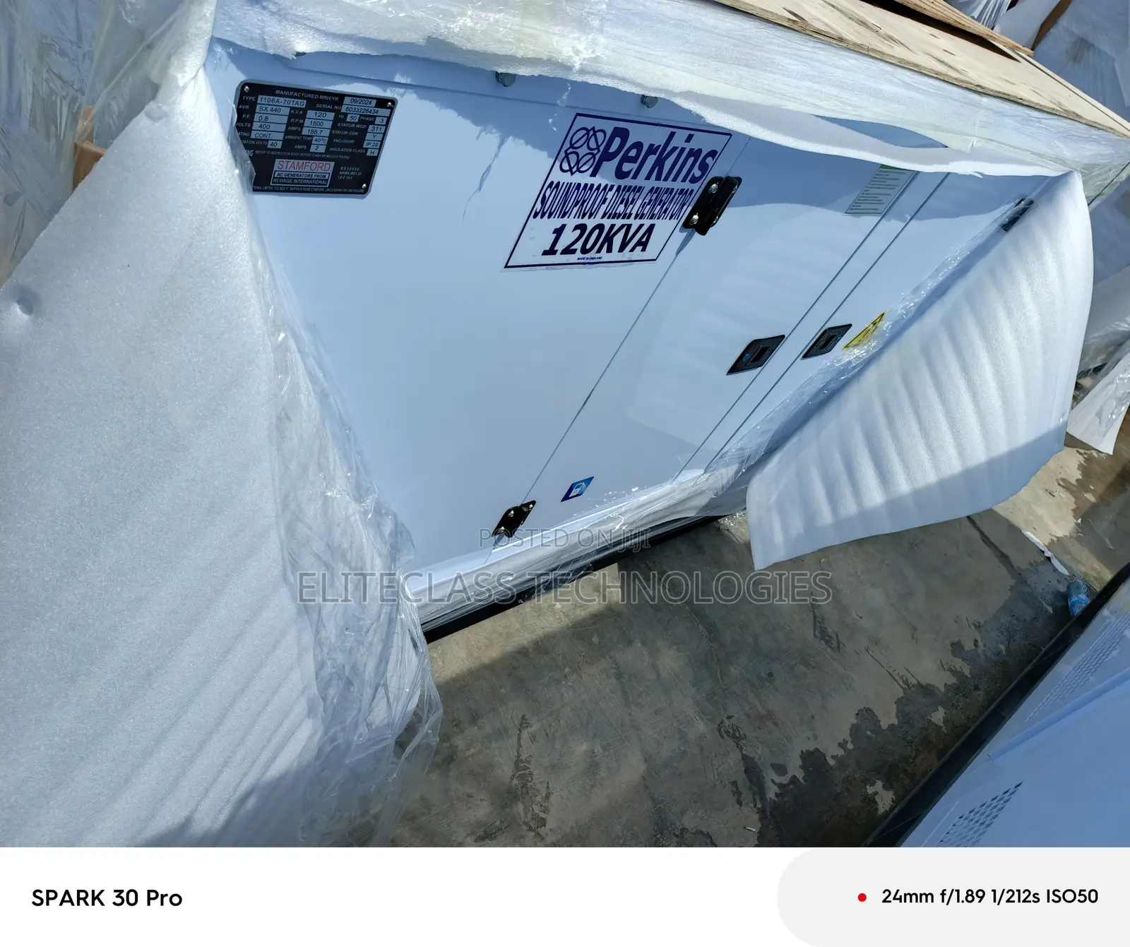 120kva Generator With Perkins Engine