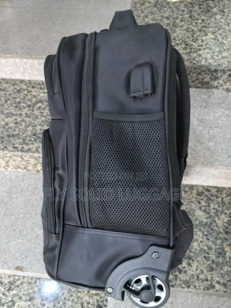 Solid Trolly Backpack