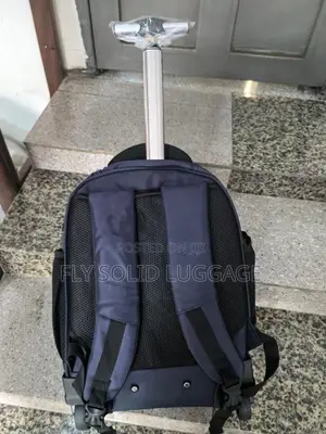 Solid Trolly Backpack