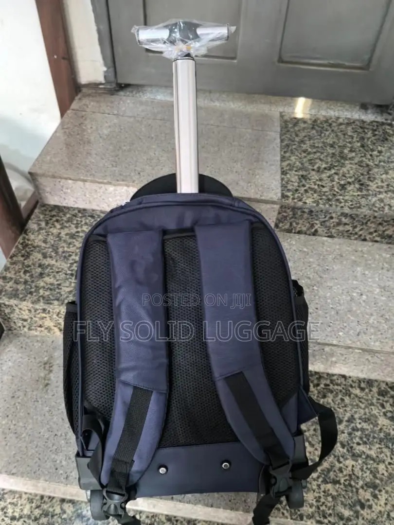Solid Trolly Backpack