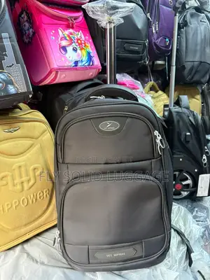 Solid Trolly Backpack
