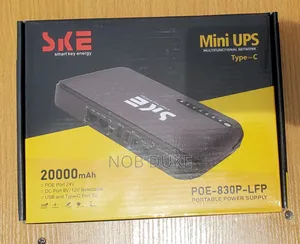 Ske Poe-830p Mini Dc Ups Poe Router Power Bank 20000mah