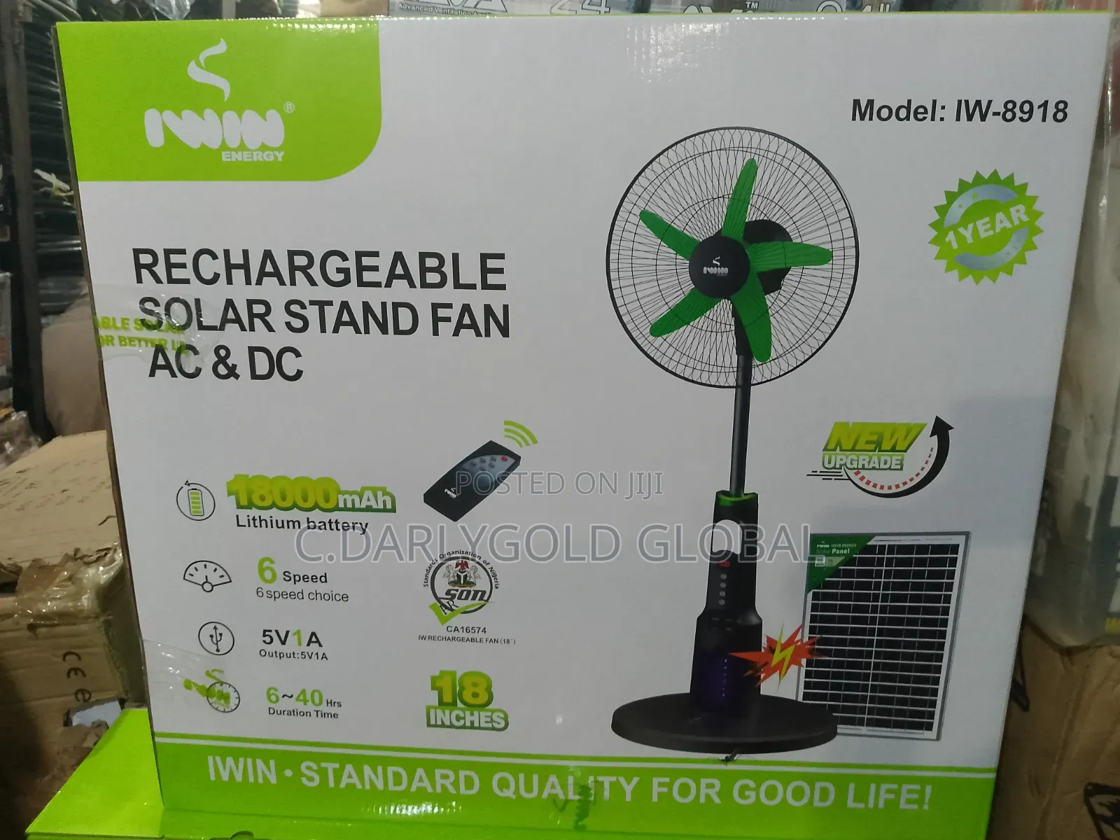 Iwin Rechargeable Fan Also Mosquito Killer