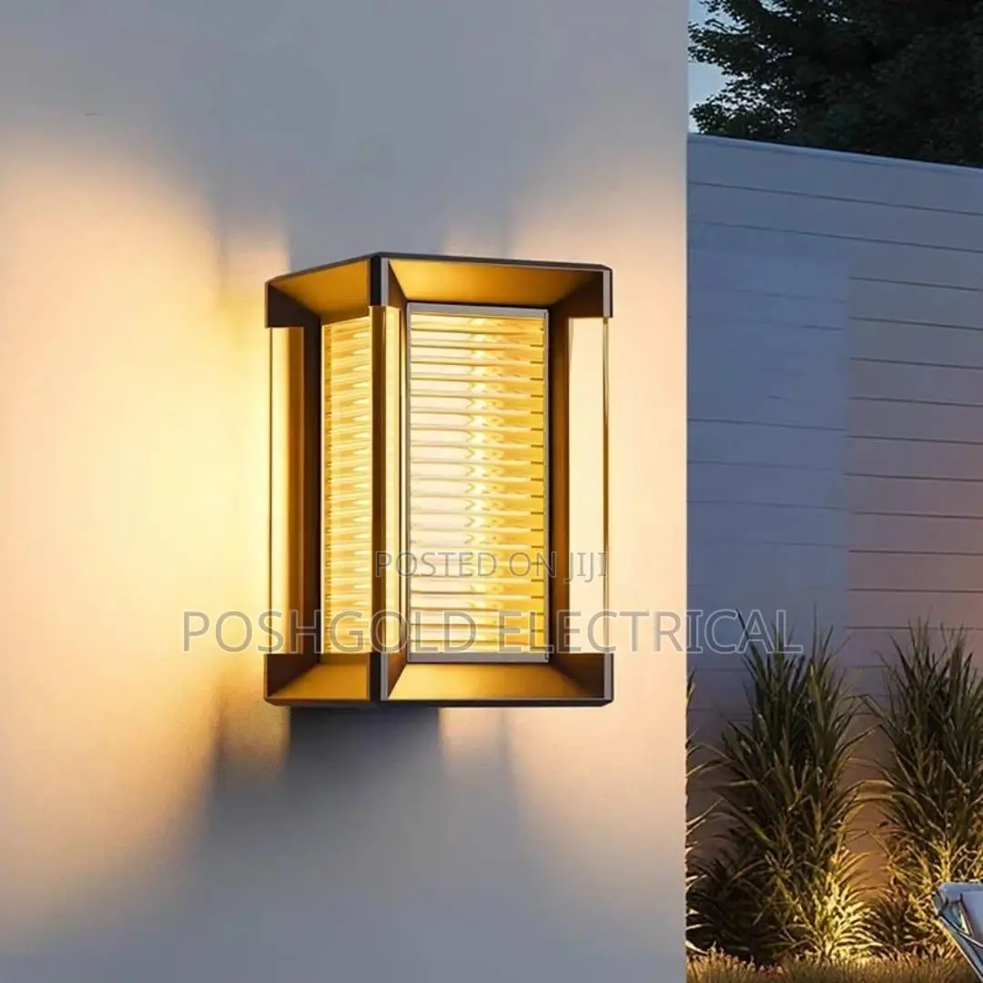 Gold Ribbed Led Wall Sconce