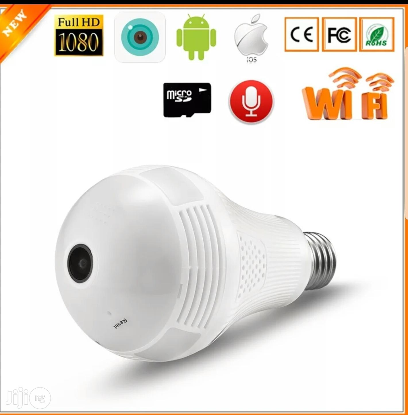 Bulb Camera 2mp Full HD 1080p 360 Degrees