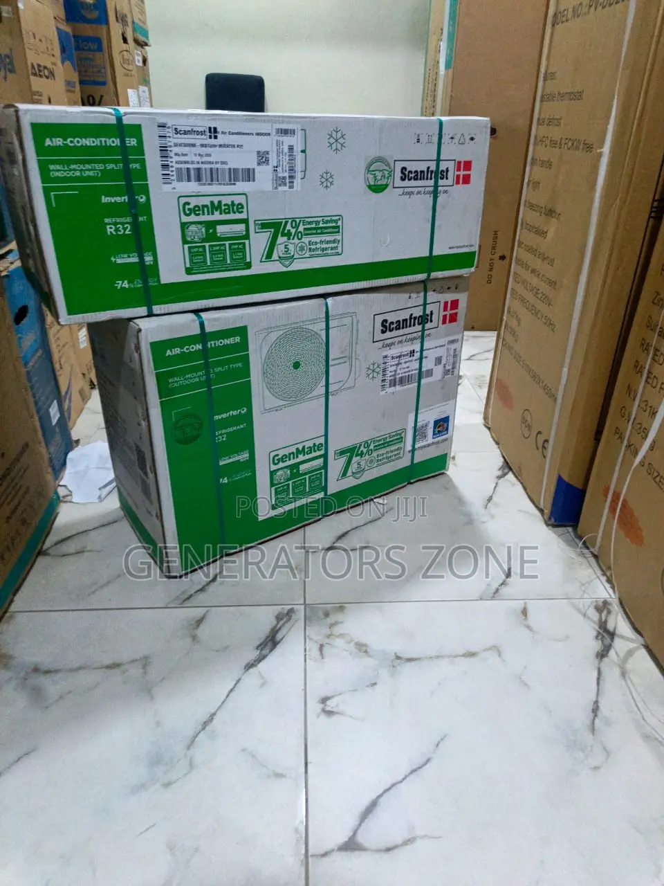 Scanfrost 1hp Minimal Noise Inverter Ac