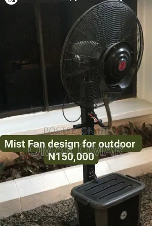 Mist Fan Design for Outdoor