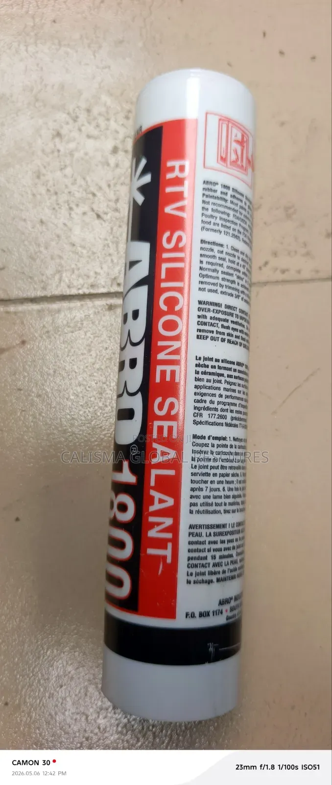 Abro 1800 Silicone