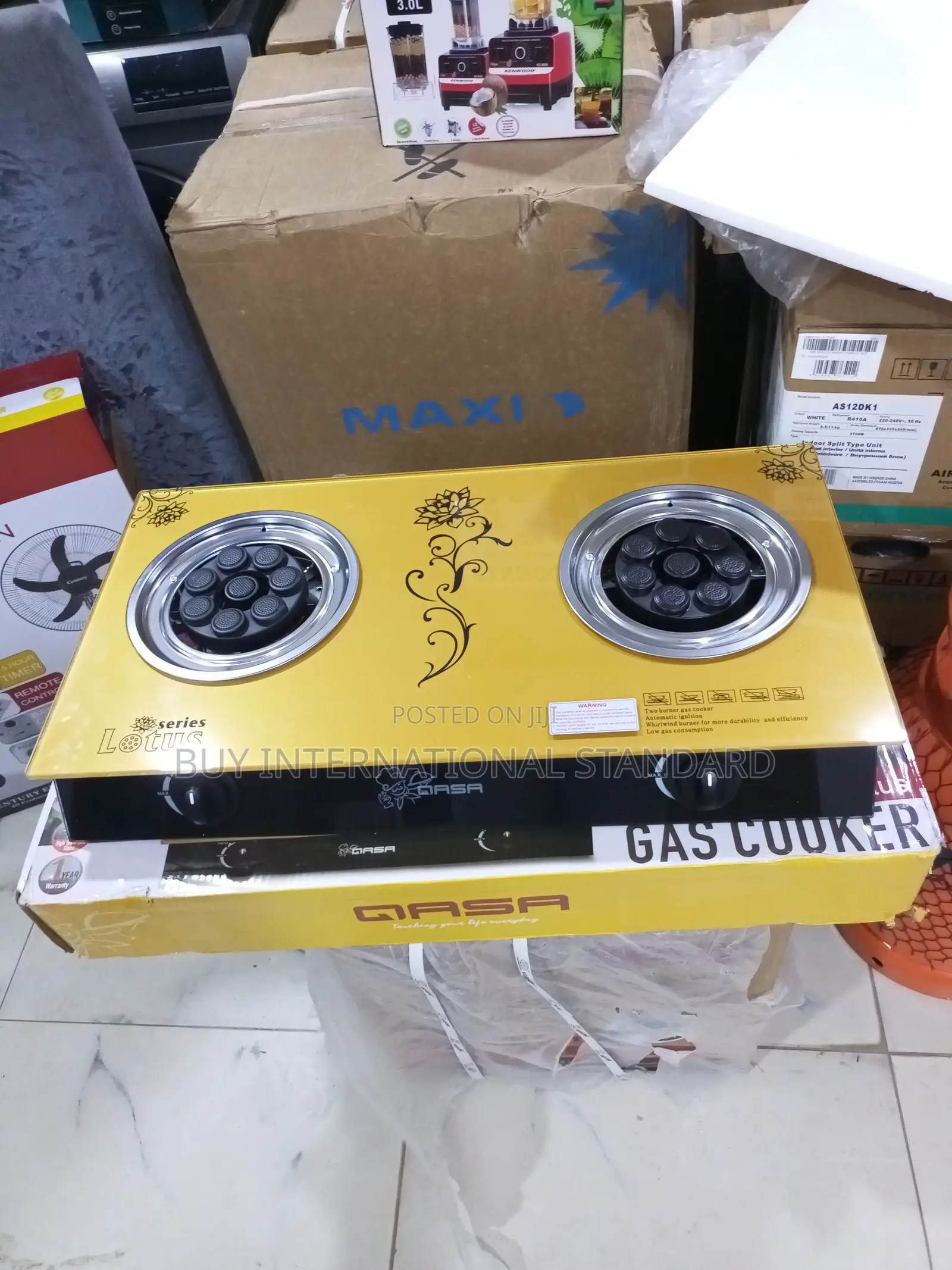 Qasa Glass Cooker – Easy Clean, Long Lasting