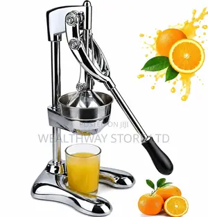 Heavy Duty Manual Citrus Juicer / Orange Squeezer (Stainless Steel)