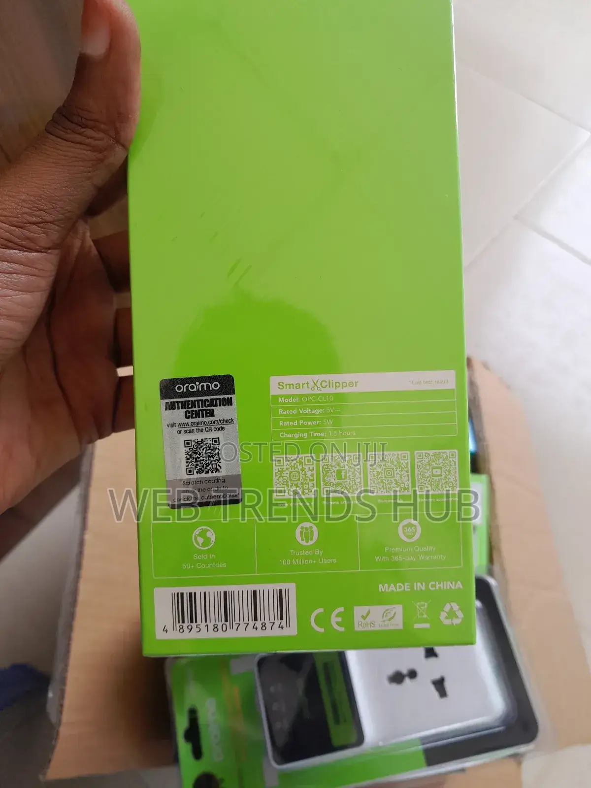 Brand New Oraimo Smartclipper (Opc-Cl10) - Professional Clipper