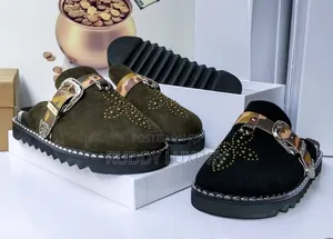 Studded Luxury Mule Loafers